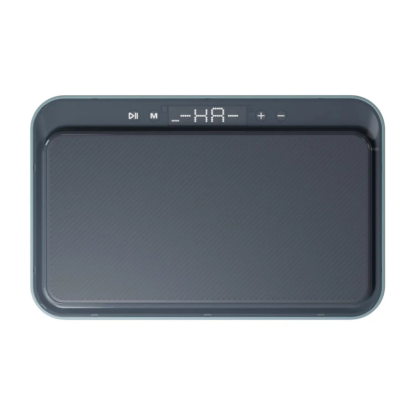 Umay Fitness Vibration Board Blue and White Full Body Home Workout Machine with Ring Band for Improved Blood and Lymphatic Circulation