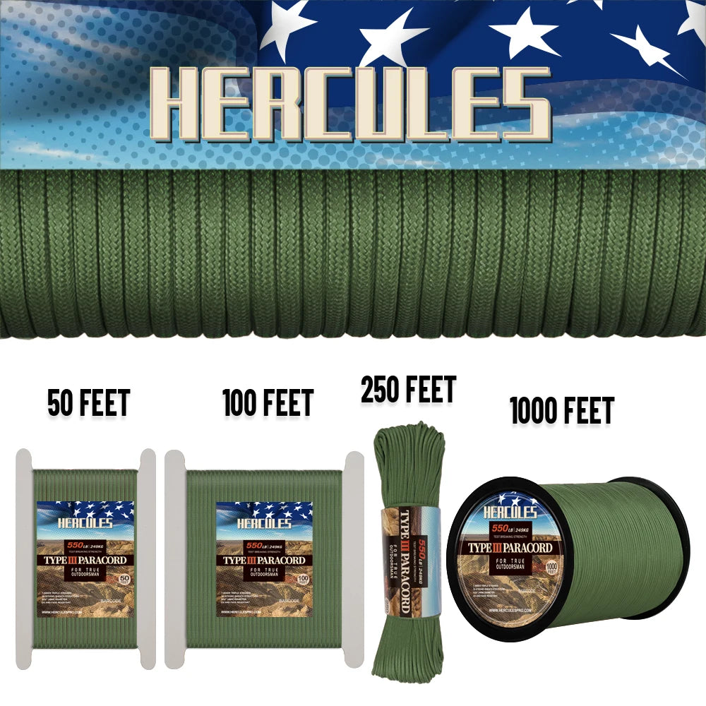 Hign-concerned Paracord 7 Core Outdoor Survival Rope