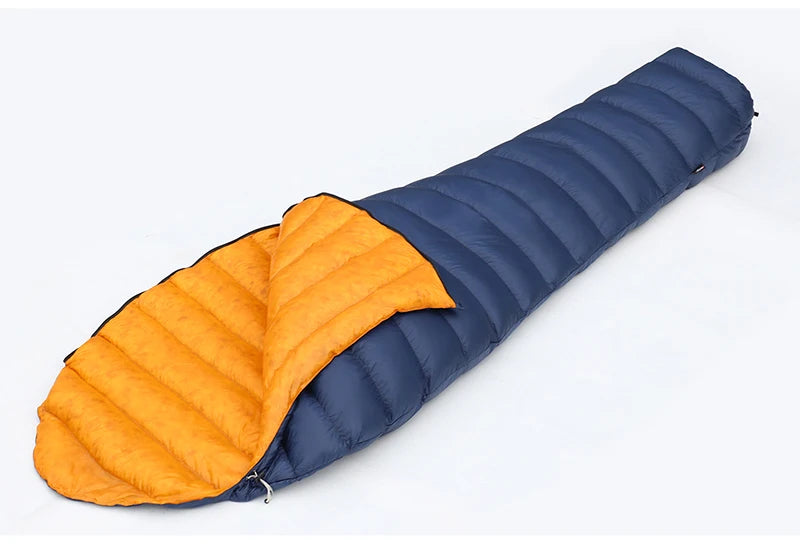 Kamperbox Ultralight Down Sleeping Bag UL250 for Camping Outdoor Adult Duck Down Filled Mummy Style 3 Season Spring Autumn Winter