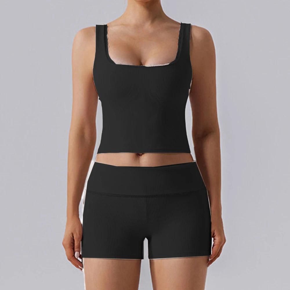 CEODOGGCN Yoga Set Women Push Up Bra High Waist Leggings