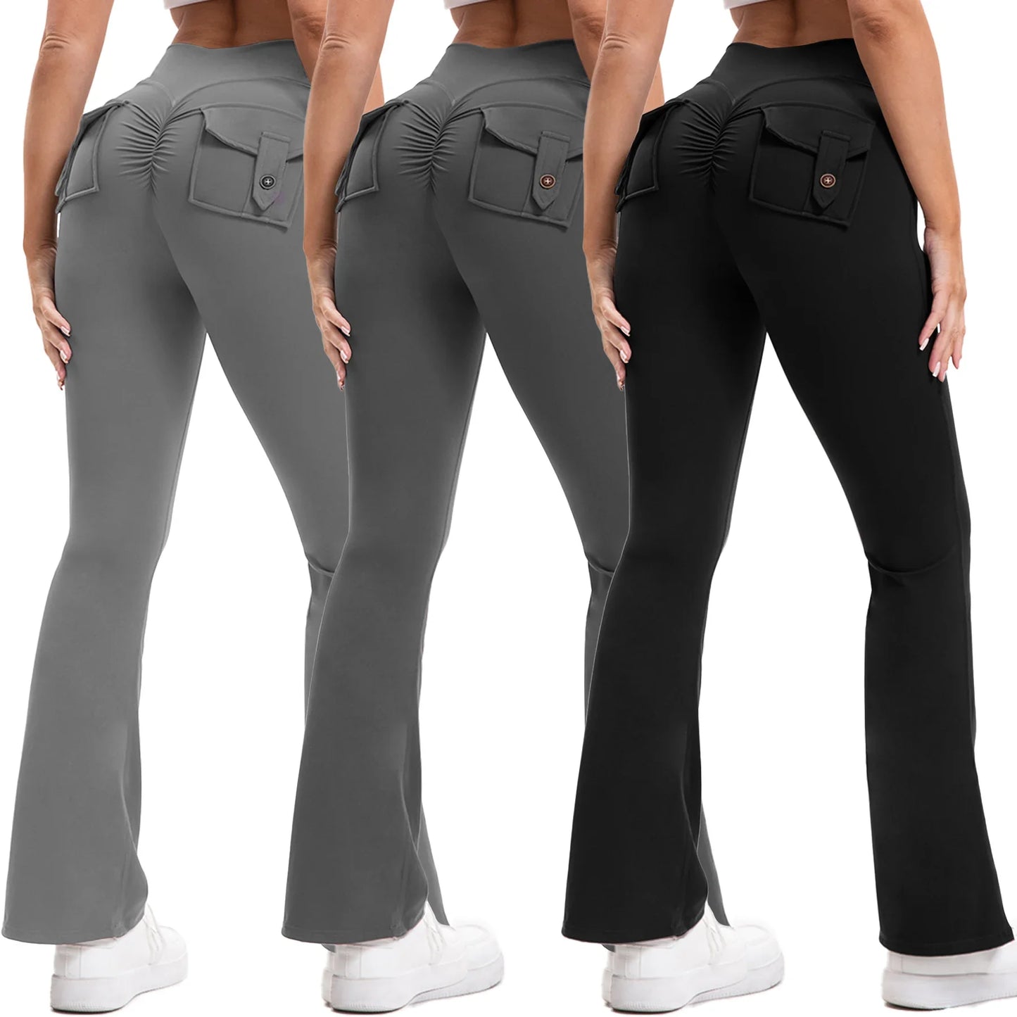 Heart And Home Shop Curve Yoga Pants Flared Bootcut