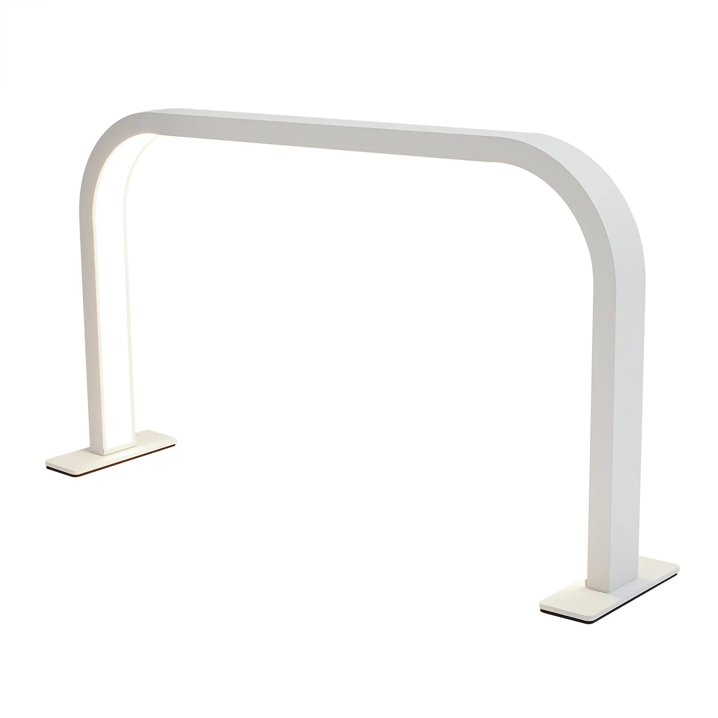 Adjustable Nail Desk Lamp 36W LED Task Light with 10 Brightness Levels Gooseneck 1600LM for Salon Home White Aluminum Body