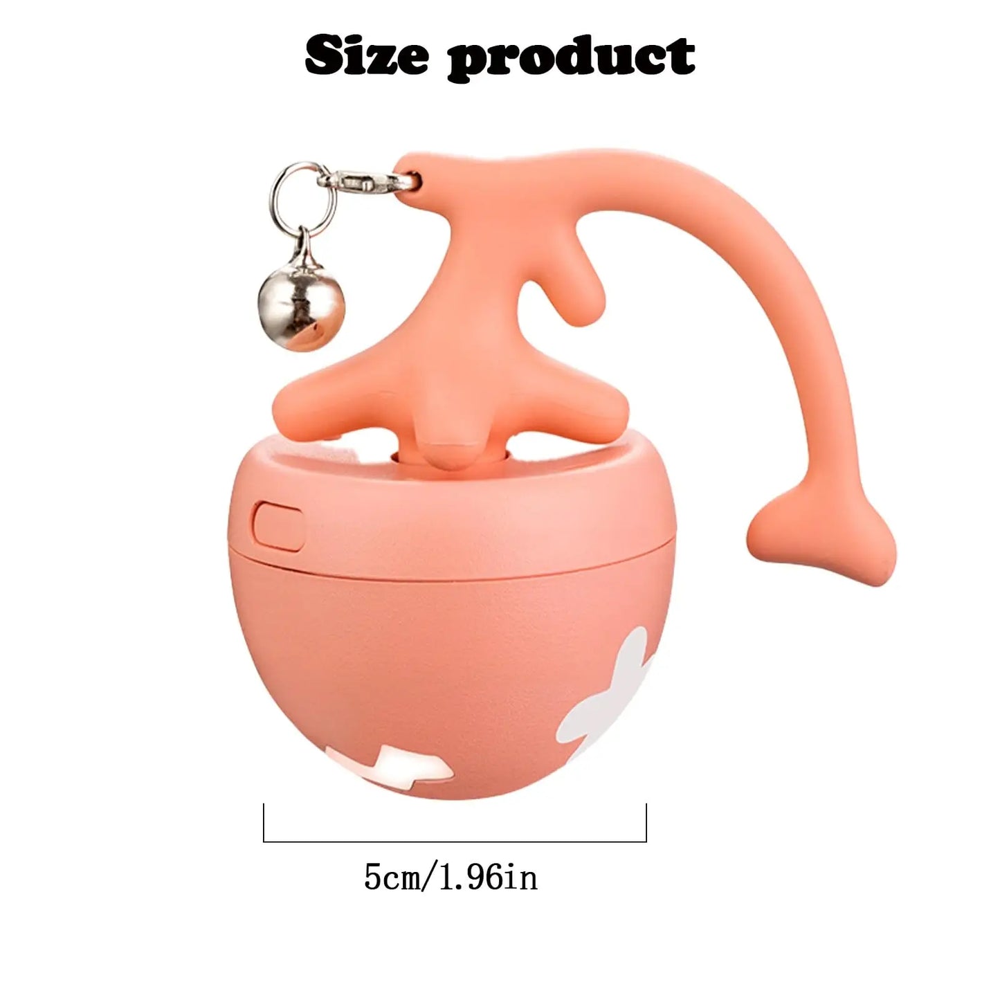 Pet toy fish bone spinning ball for cats to relieve boredom, automatic electric cat teasing toy ball, pet supplies