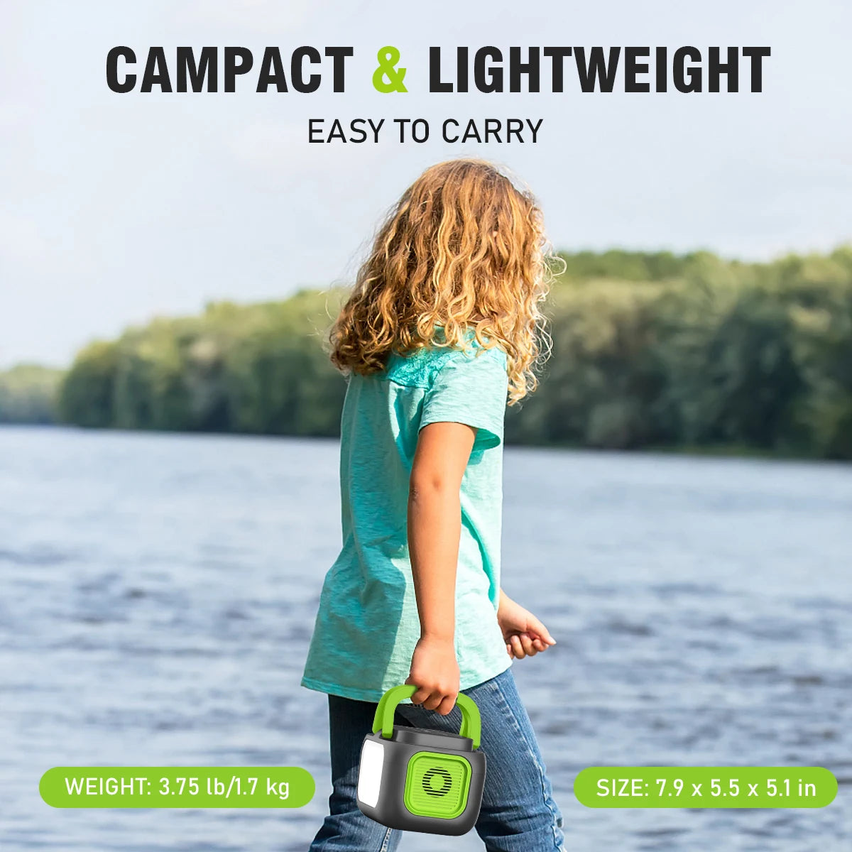 200W Portable Power Station 155Wh Solar Generator 42000mAh Power Bank with AC Outlet 110V DC USB QC3 0 for Outdoor Camping and RV