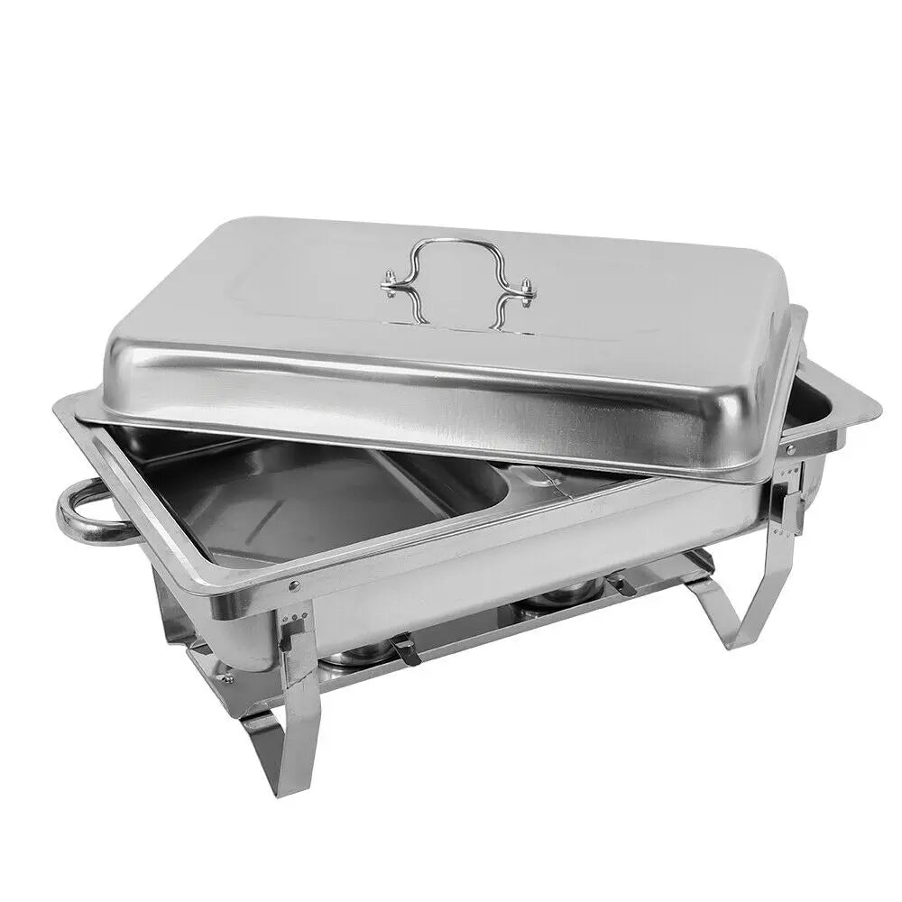 7.5L Stainless Steel Professional Chafing Dish Food Warmer Warming Container Set for Party Buffet Cater Food Warmer