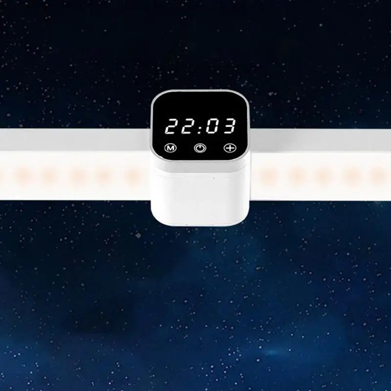 LED under Cabinet Lighting Magnetic Wall Lamp with Clock 3 Color Temperature Kitchen Closet Light Animal Shape Eye-Catching Night Light