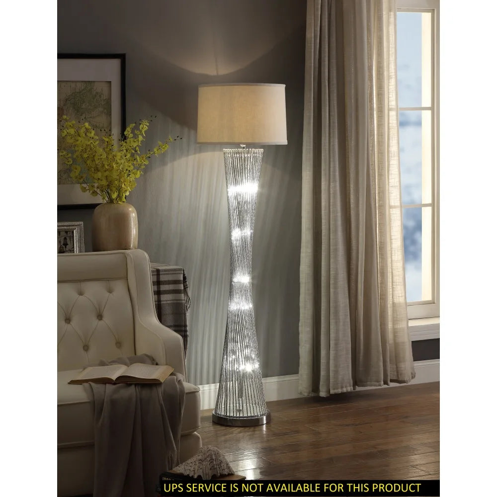 Luxurious Bedroom Table Lamp Sparkling Decorative Designer Home Decor Table Lamp 3 Wire-Wrapped Balls Night Light Living Room