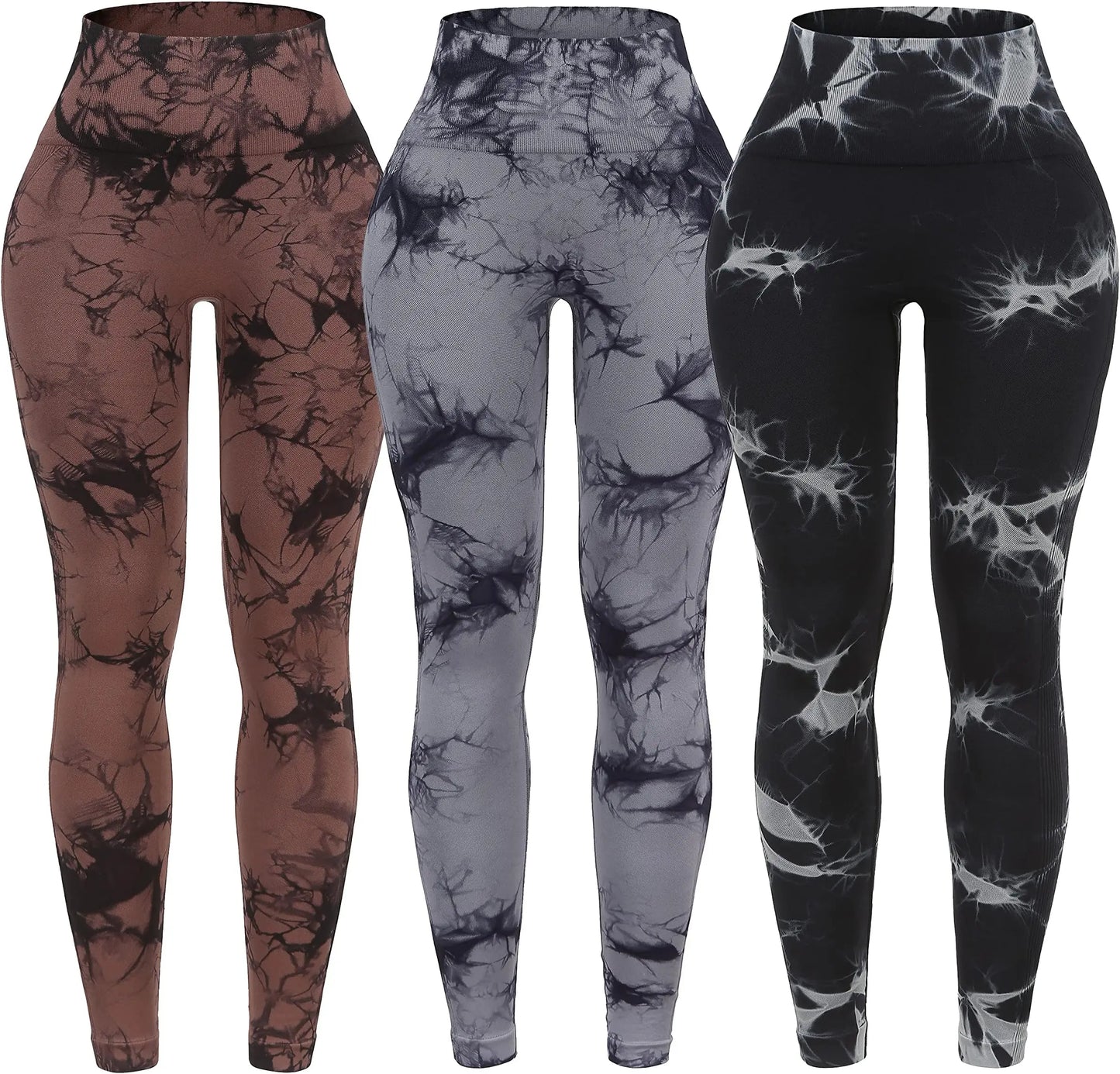 Heart and Home Shop 3 Piece Workout Leggings Set High Waist