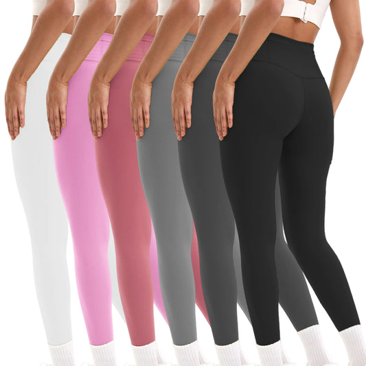 Heart And Home Shop 3 Pack Yoga Leggings Women High Waist