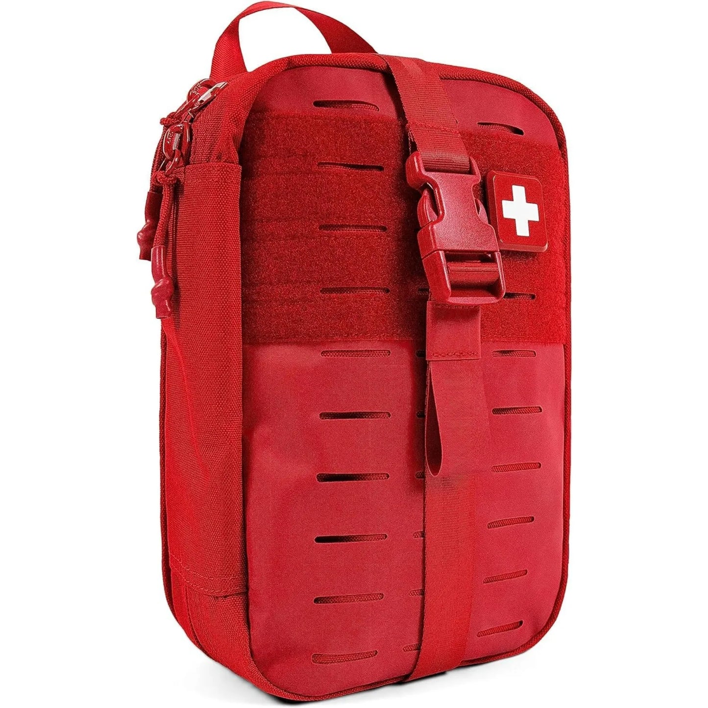MyFAK Standard Ifak First Aid Kit - 132 Life Saving Trauma and Medical Items Eligible Survival Kit for Camping or Your Car - RED