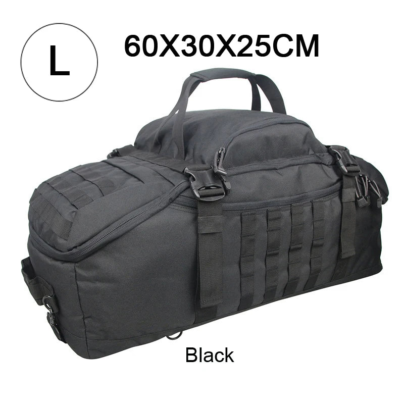 35L 50L 80L Outdoor Mountaineering Molle Tactical Backpack Large Duffel Bag Hiking Camping Travel Bag
