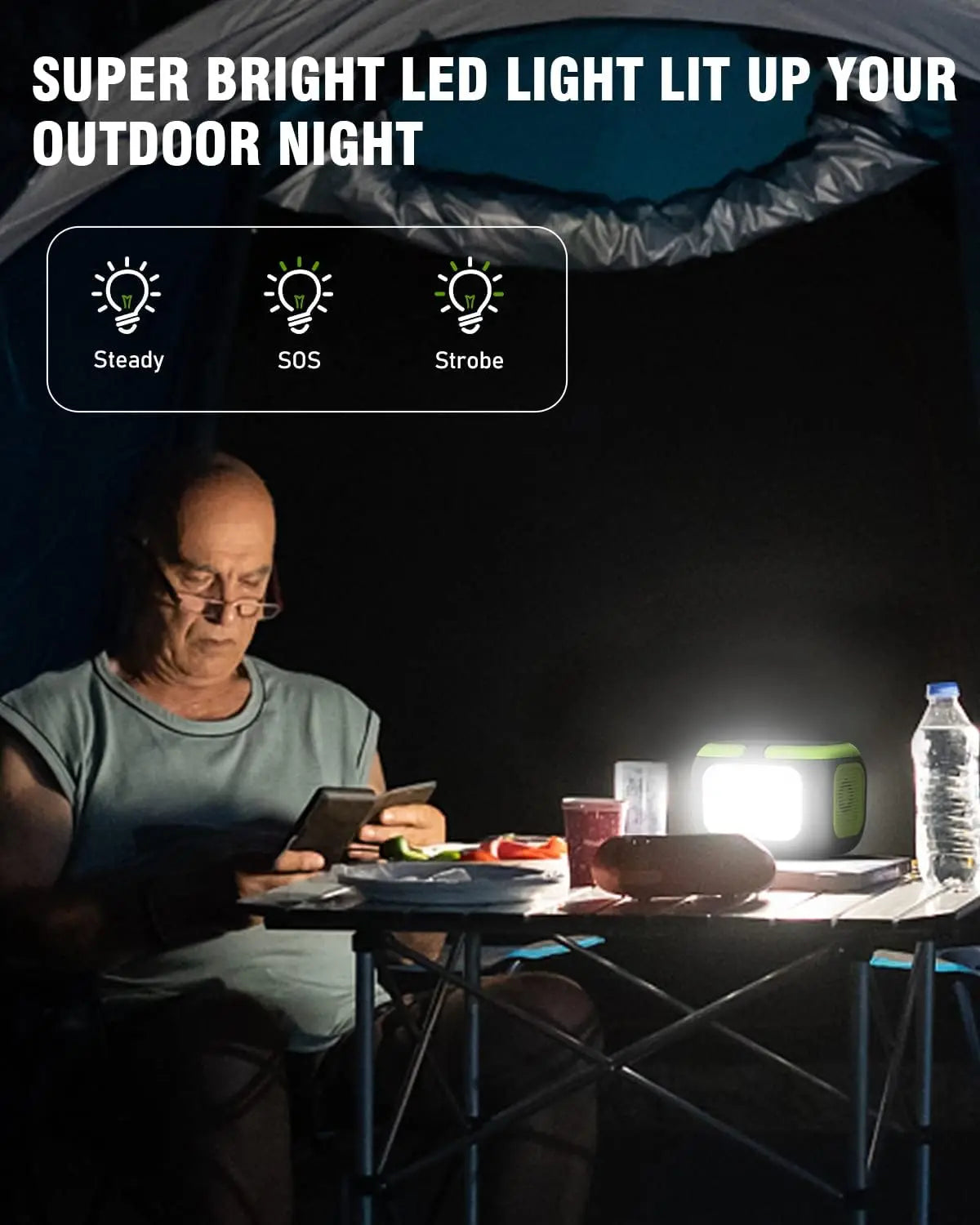 200W Portable Power Station 155Wh Solar Generator 42000mAh Power Bank with AC Outlet 110V DC USB QC3 0 for Outdoor Camping and RV