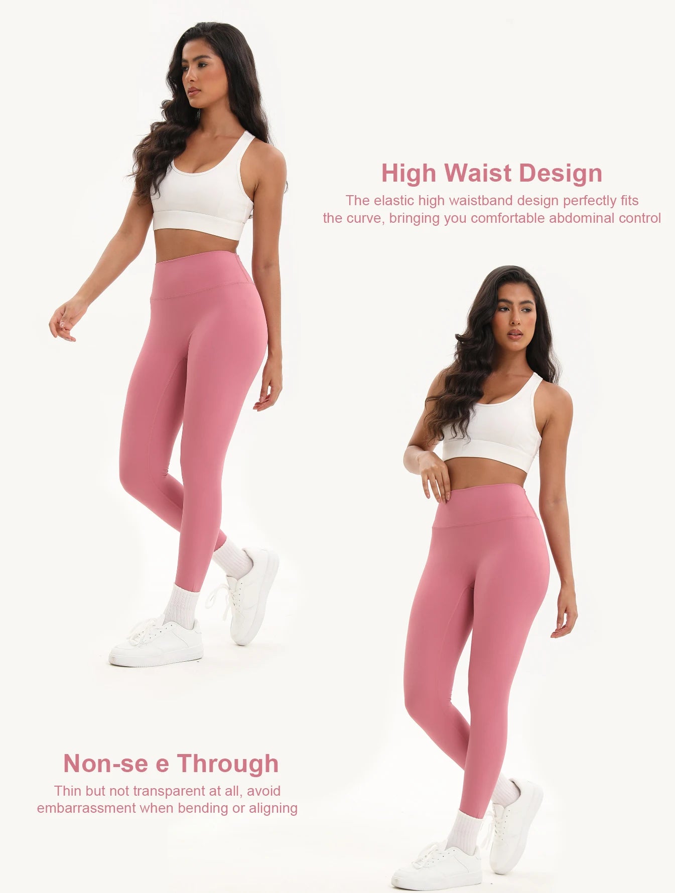 Heart And Home Shop 3 Pack Yoga Leggings Women High Waist