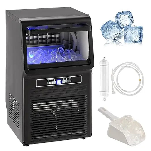 VEVOR 110V Countertop Ice Maker 70LB 350W Auto Machine