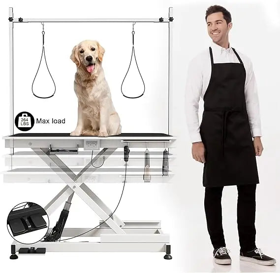 MKDK Electric Pet Grooming Table for Dogs Anti Slip Surface