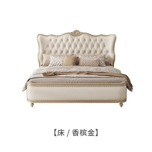 Aesthetic Modern Bed Quilts Vintage Bedroom Luxury Headboard King Size Double Beds Garden Furniture Sets