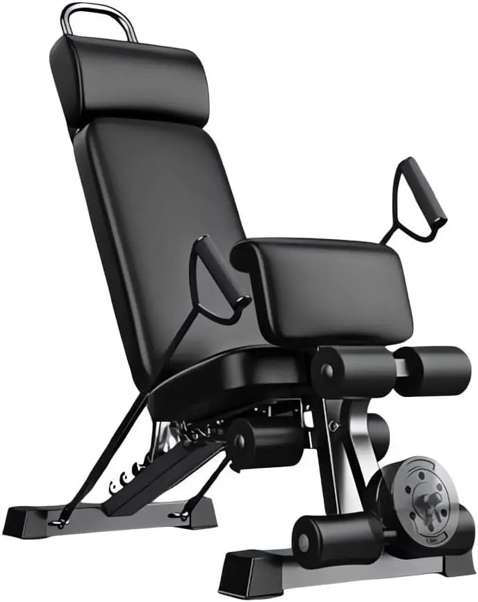 Adjustable 17 in 1 Multifunctional Dumbbell Stool Sit Up Bench with Foldable Backrest 500kg Capacity Home Gym Equipment