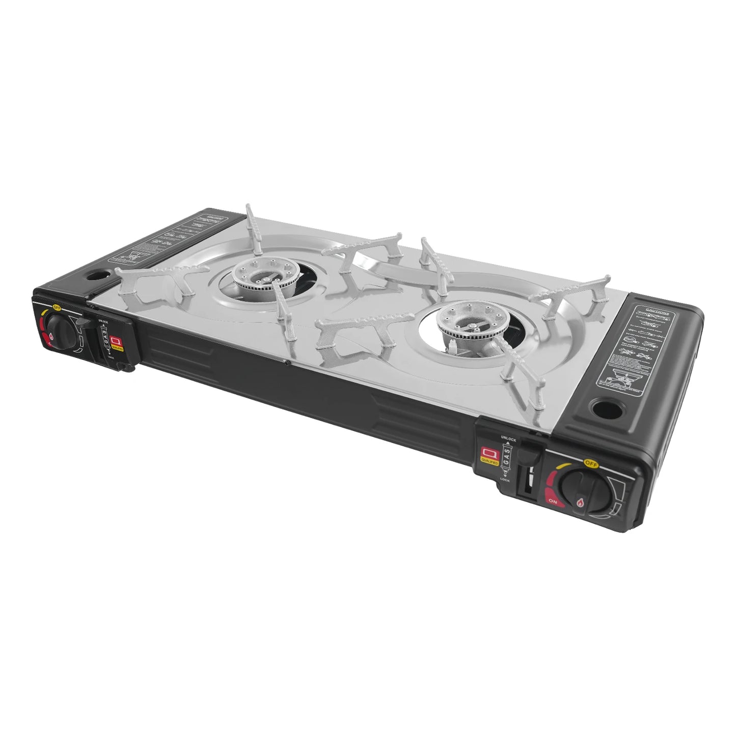 Portable Butane Camping Stove with Case Outdoor Metal Gas Stove for More Than Five Users with Ignition Device