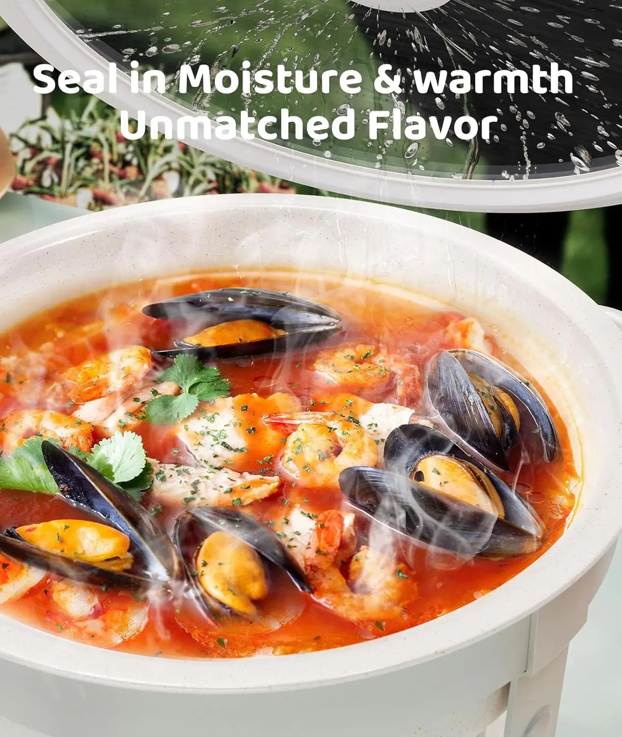 Hign Concerned Maifanite Coated Chafing Dishes Buffet 4 Pack