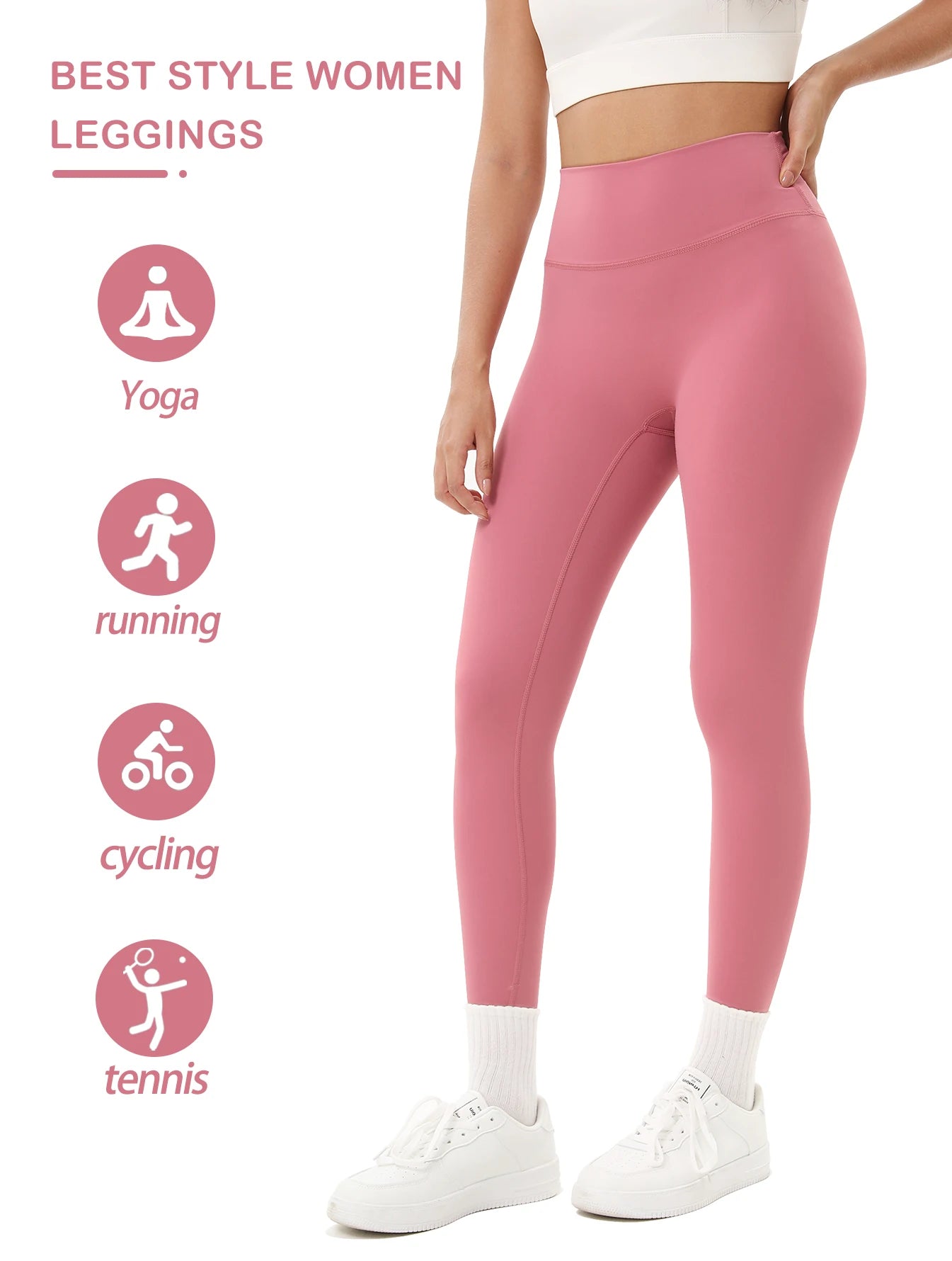 Heart And Home Shop 3 Pack Yoga Leggings Women High Waist