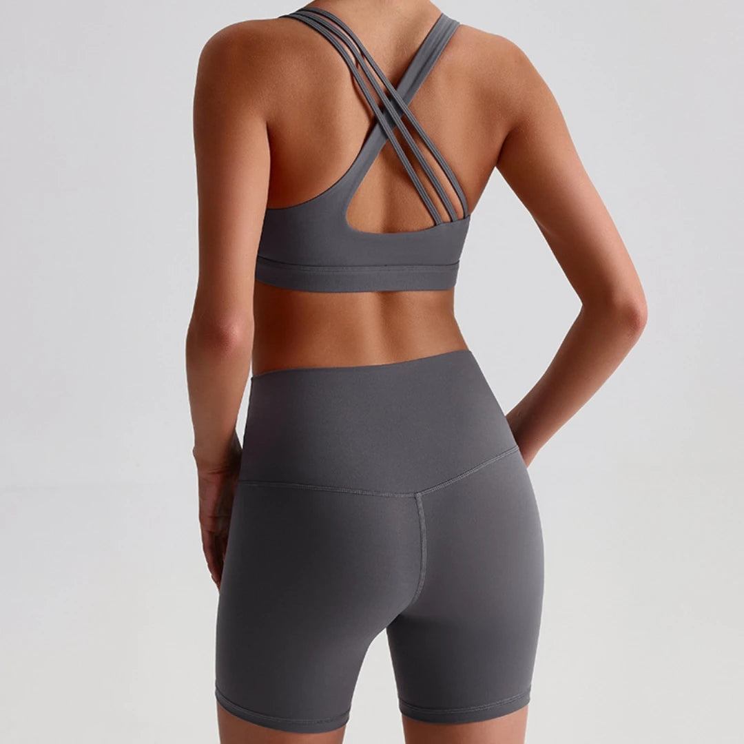 Zhejiang Solid Yoga Set Women Gym Tracksuit Comfort