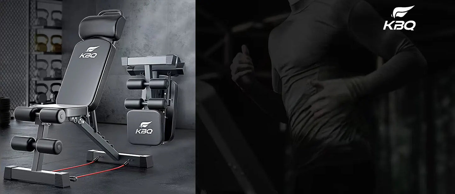 Adjustable 17 in 1 Multifunctional Dumbbell Stool Sit Up Bench with Foldable Backrest 500kg Capacity Home Gym Equipment