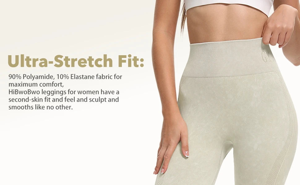 Heart And Home Womens High Waisted Butt Lifting Leggings