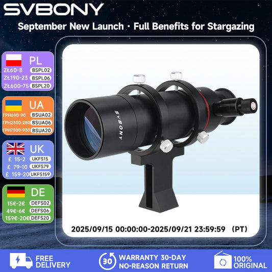 Svbony SV208 8x50mm Illuminated Reticle Finder Scope