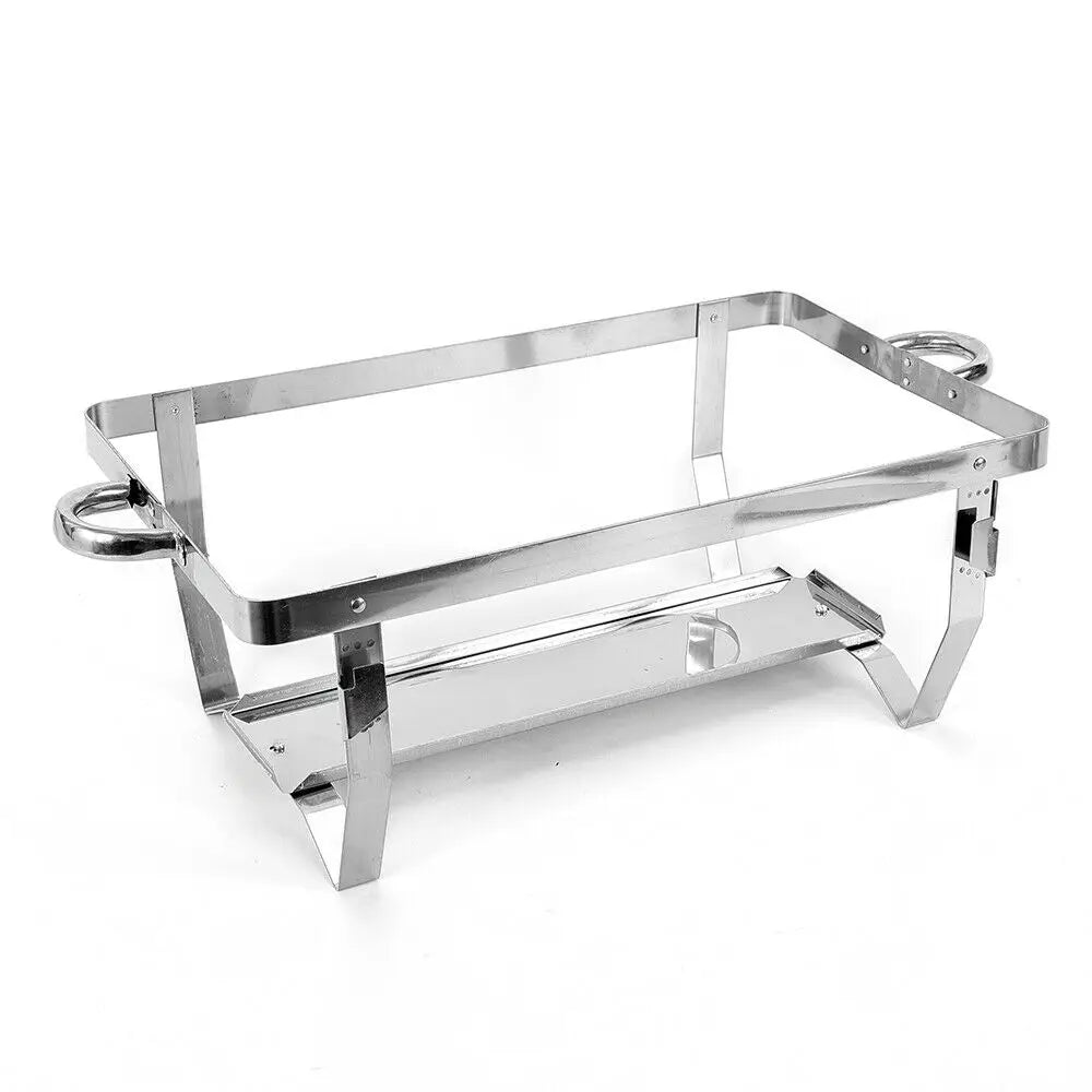 7.5L Stainless Steel Professional Chafing Dish Food Warmer Warming Container Set for Party Buffet Cater Food Warmer