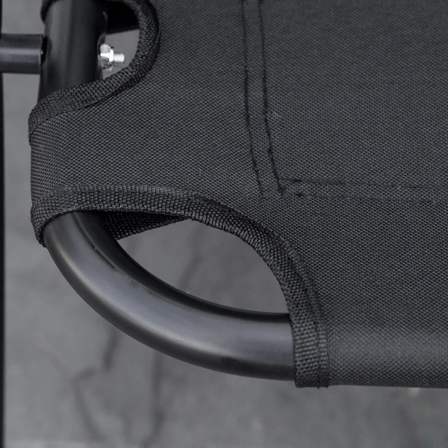 Double Folding Chair Loveseat Camping Chair with Armrests