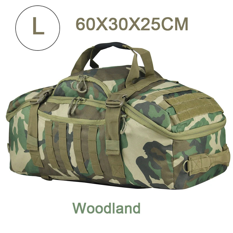 35L 50L 80L Outdoor Mountaineering Molle Tactical Backpack Large Duffel Bag Hiking Camping Travel Bag