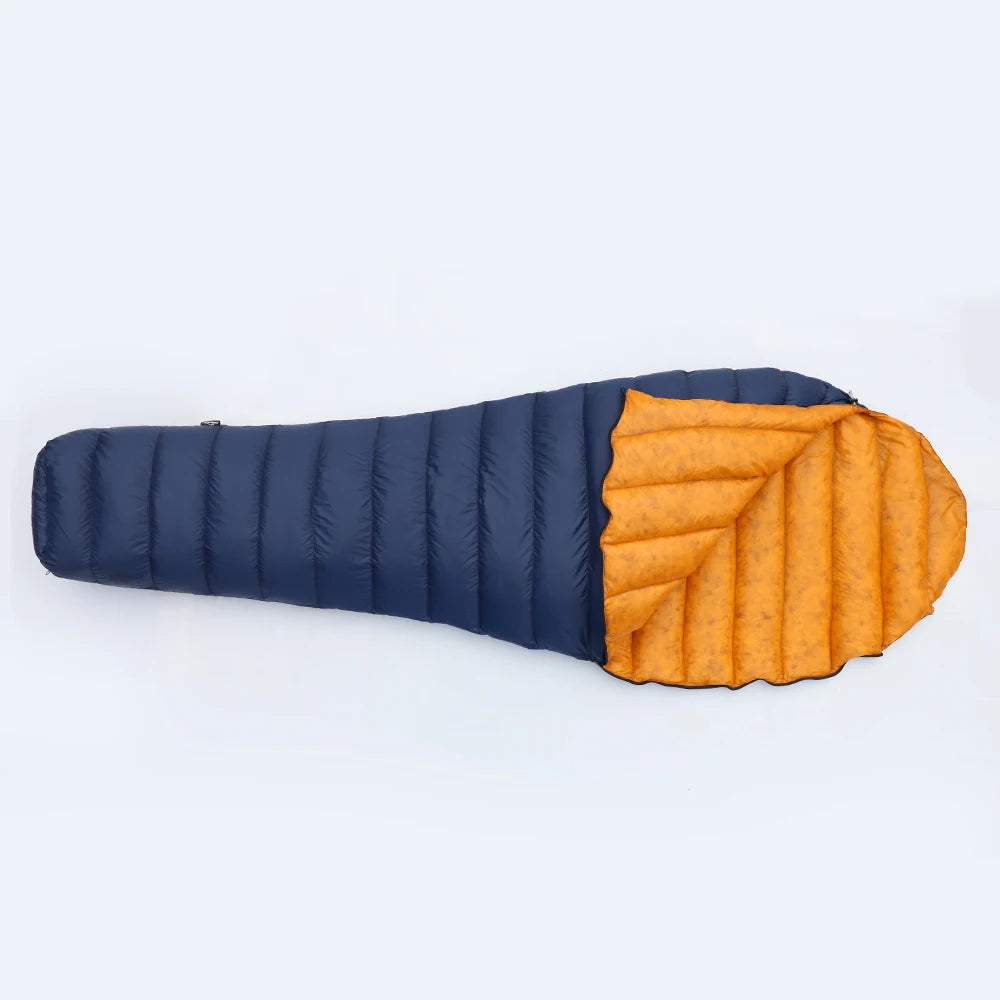 Kamperbox Ultralight Down Sleeping Bag UL250 for Camping Outdoor Adult Duck Down Filled Mummy Style 3 Season Spring Autumn Winter