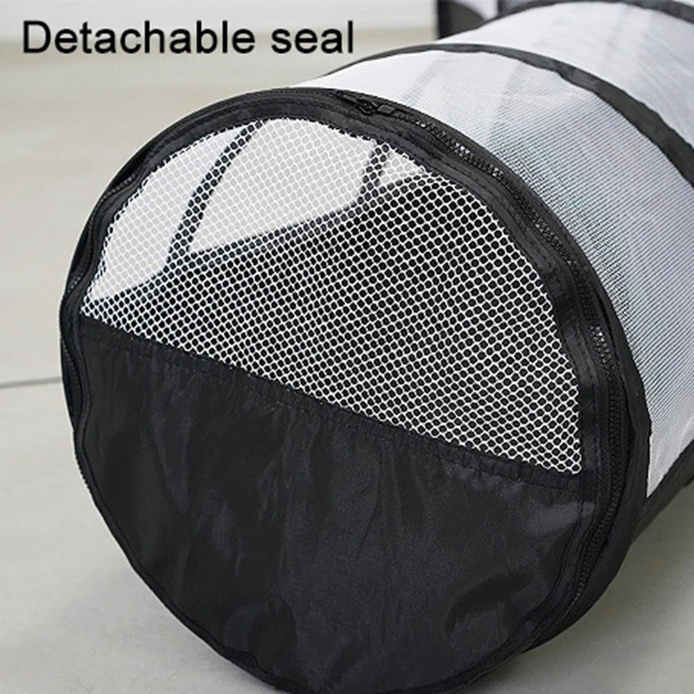 2 In 1 Foldable Cat Tunnel And Nest Toy Multifunctional Rabbit Cage Pet Supplies Cloth Material For Cats
