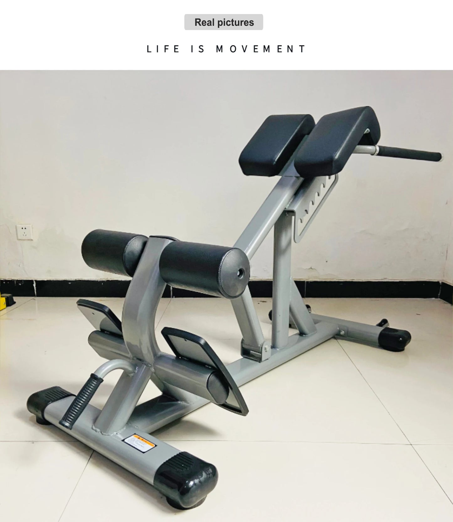 Commercial Gym Strength Training Multifunctional Back Extension Roman Chair Adjustable Sit Up Bench for Men and Women