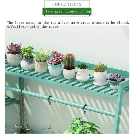 3 Tier Wooden Plant Stand Shelf Indoor Outdoor Flower Rack Holder for Multiple Pots and Succulents Display Garden Bracket Shelf