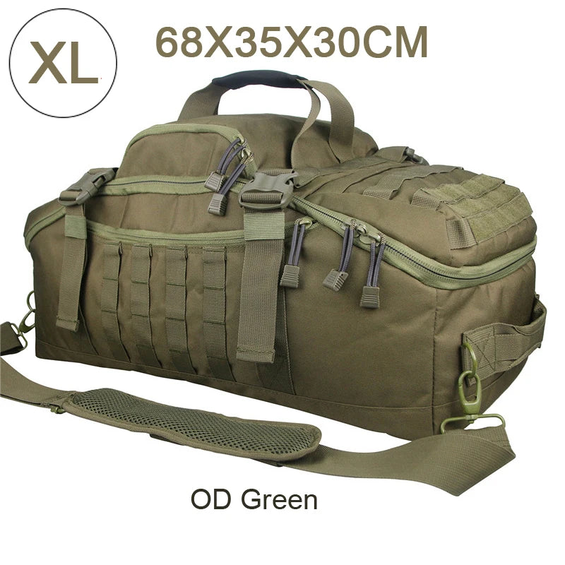 35L 50L 80L Outdoor Mountaineering Molle Tactical Backpack Large Duffel Bag Hiking Camping Travel Bag
