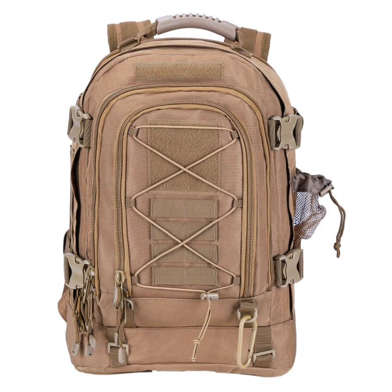 65L Outdoor Tactical Backpack for Men Large Capacity Military Hiking Bag Travel Camping Rucksack