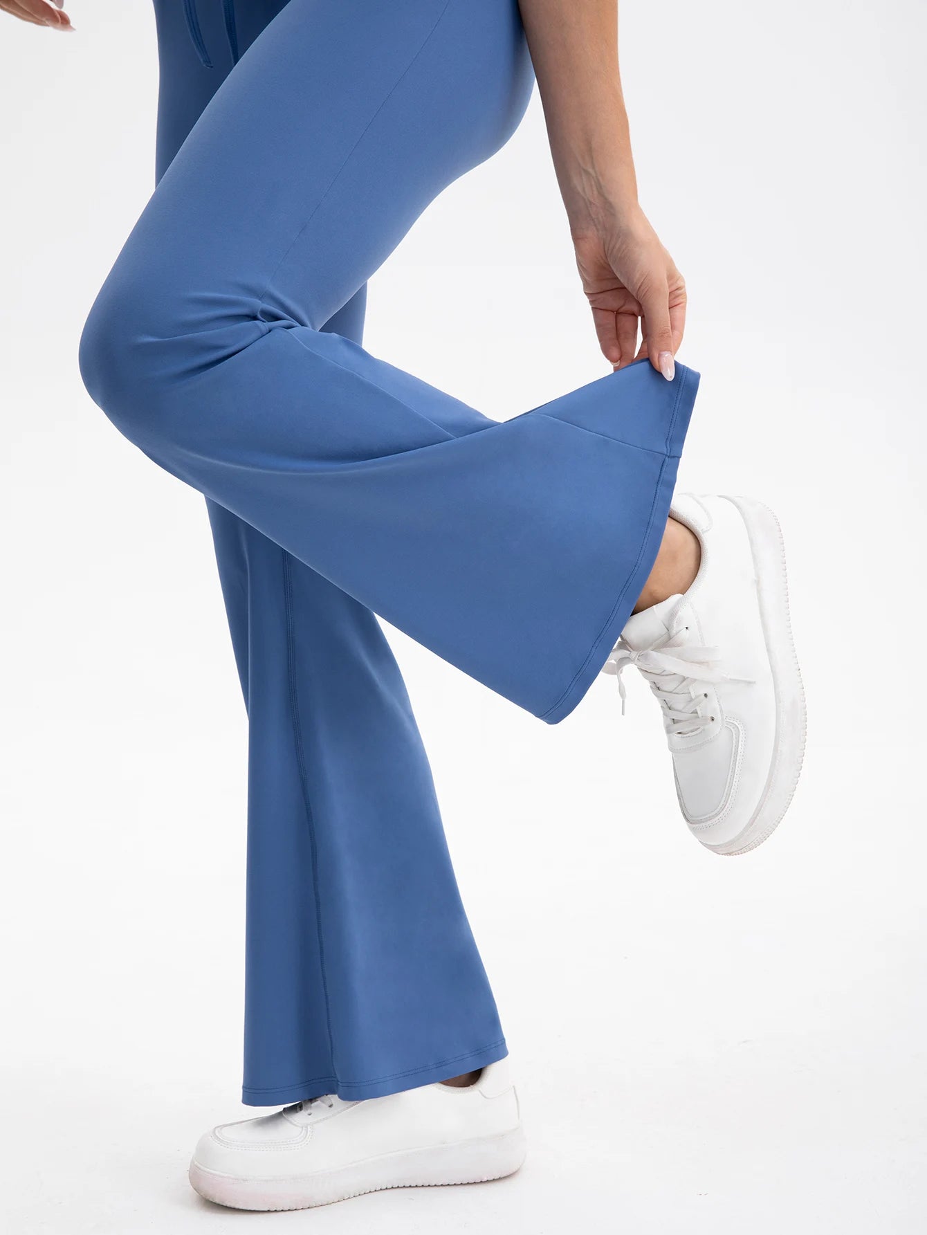 Heart And Home Yoga Flare Leg Pants Set Breathable Flex