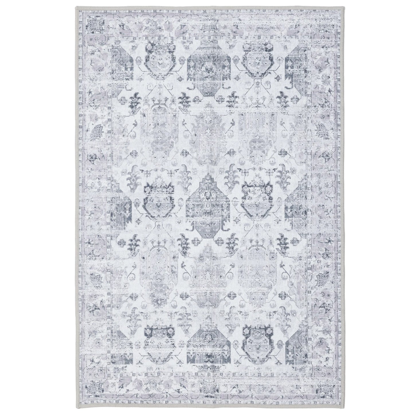Area Rug Stain Resistant Boho Vintage Distressed Washable Rugs