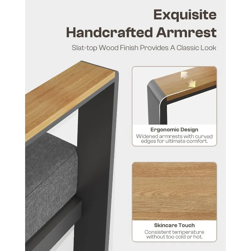 Hign-concerned Aluminum Patio Set With Cushions And Table