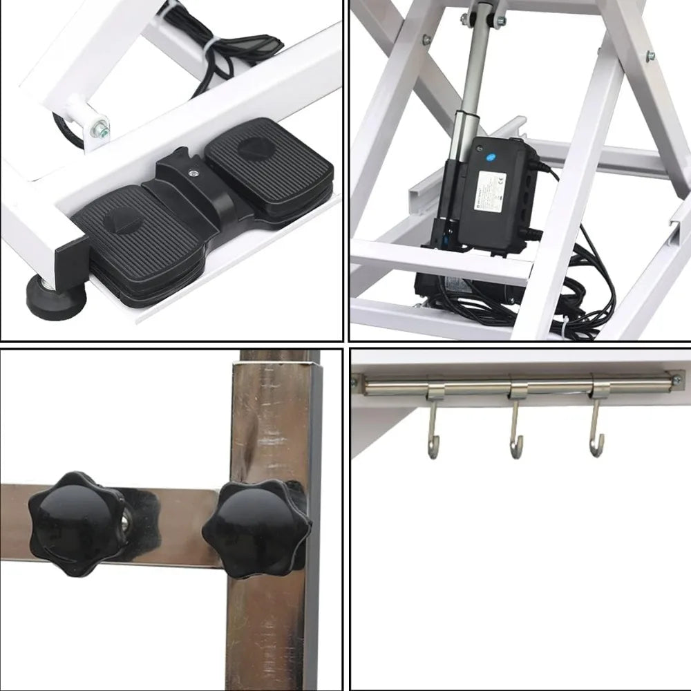 MKDK Electric Pet Grooming Table for Dogs Anti Slip Surface