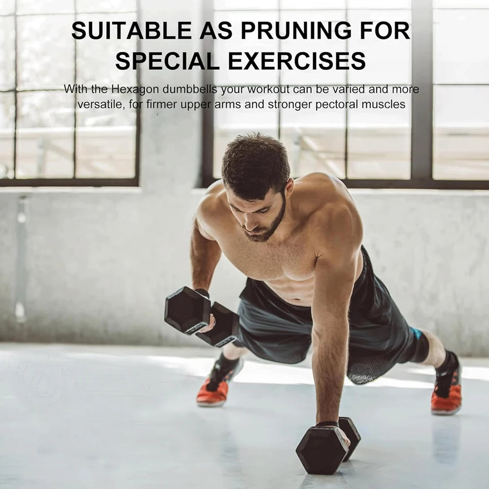 30LB Rubber Coated Solid Cast Iron Dumbbell with Contoured Chrome Handle for Home Gym Strength Training