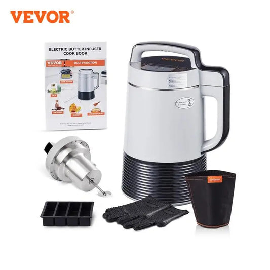 VEVOR Butter Maker Machine with Herbal Infuser Oil Infusion Magic Butter Machine Customizable Temperature 40.6oz Capacity 900W Power