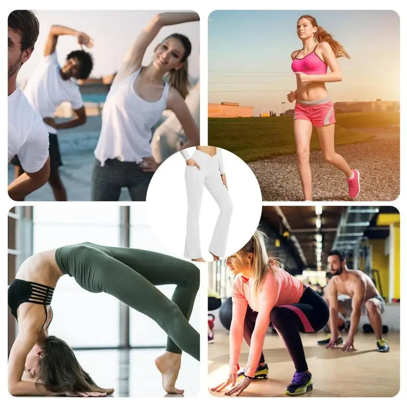 Heart and Home Shop Yoga Pants Bootcut High Waisted Leggings