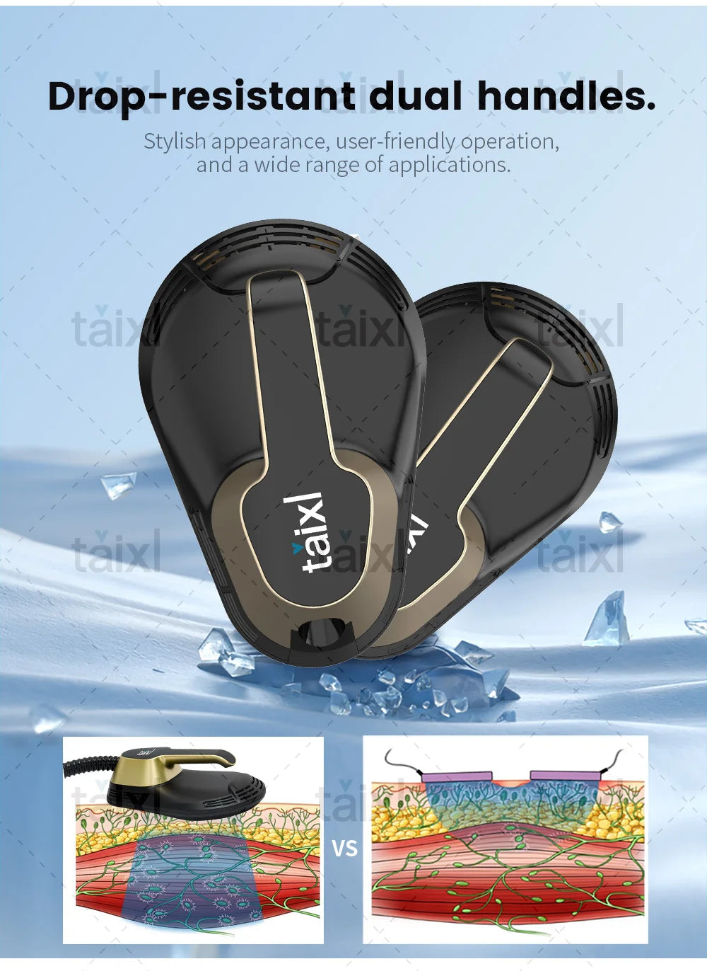 Taixl RF Body Sculpting Machine Muscle Stimulator Fat Burner for Butt And Pelvis with Handle Free Delivery