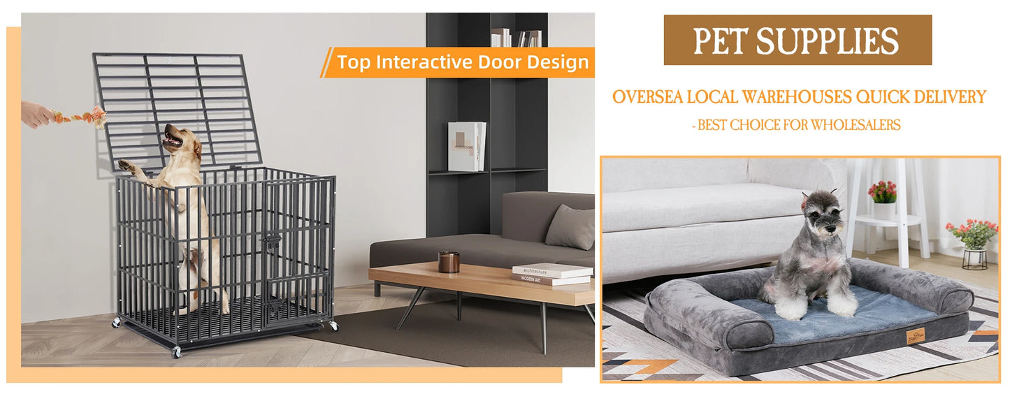 Luxury Soft Warm Plush Pet Bed Nesting Chair with Wood Legs And Washable Waterproof Cushion Pad for Small Pets White