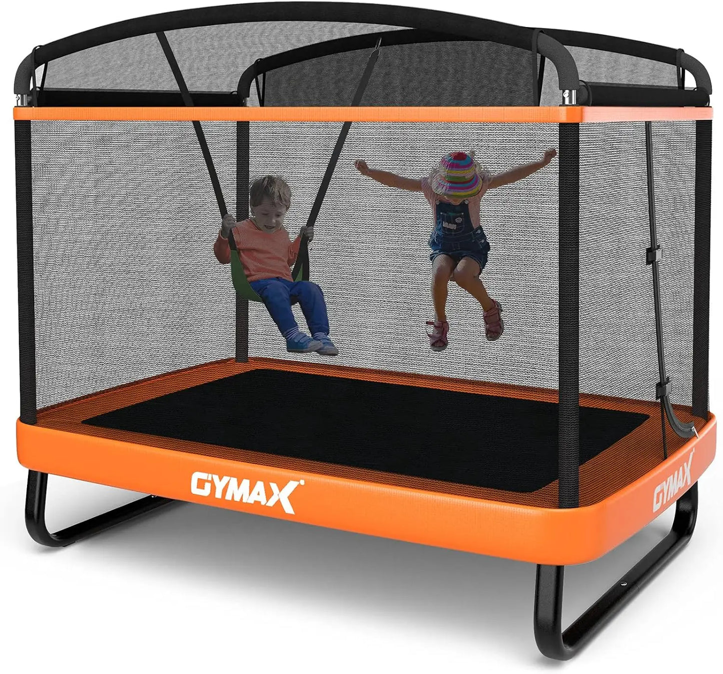 Trampoline for Kids, 6FT Toddler Trampoline with Swing