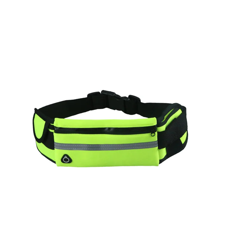 20PCS Unisex Sports Waist Bag for Outdoor Riding Running Polyester Storage Pouch with Card Slot and Headphone Hole