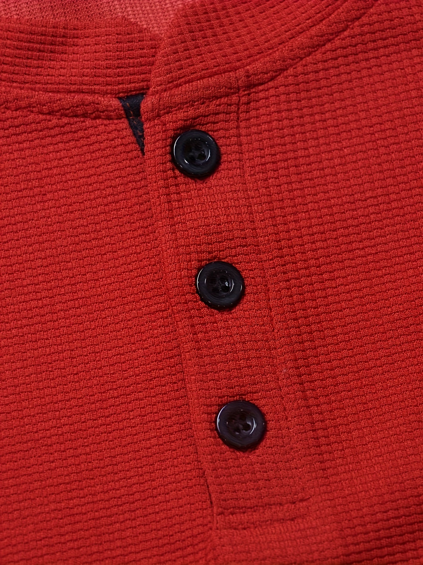 10pcs Men'S Solid Color Henry Shirt with Round Neck And Half Button, Long Sleeve for Spring And Autumn Outdoor Activities ZLT805, Outdoor Clothing, Casual Wear, Classic Collar, Relaxed Fit, Breathable Fabric, Easy Care, Butto