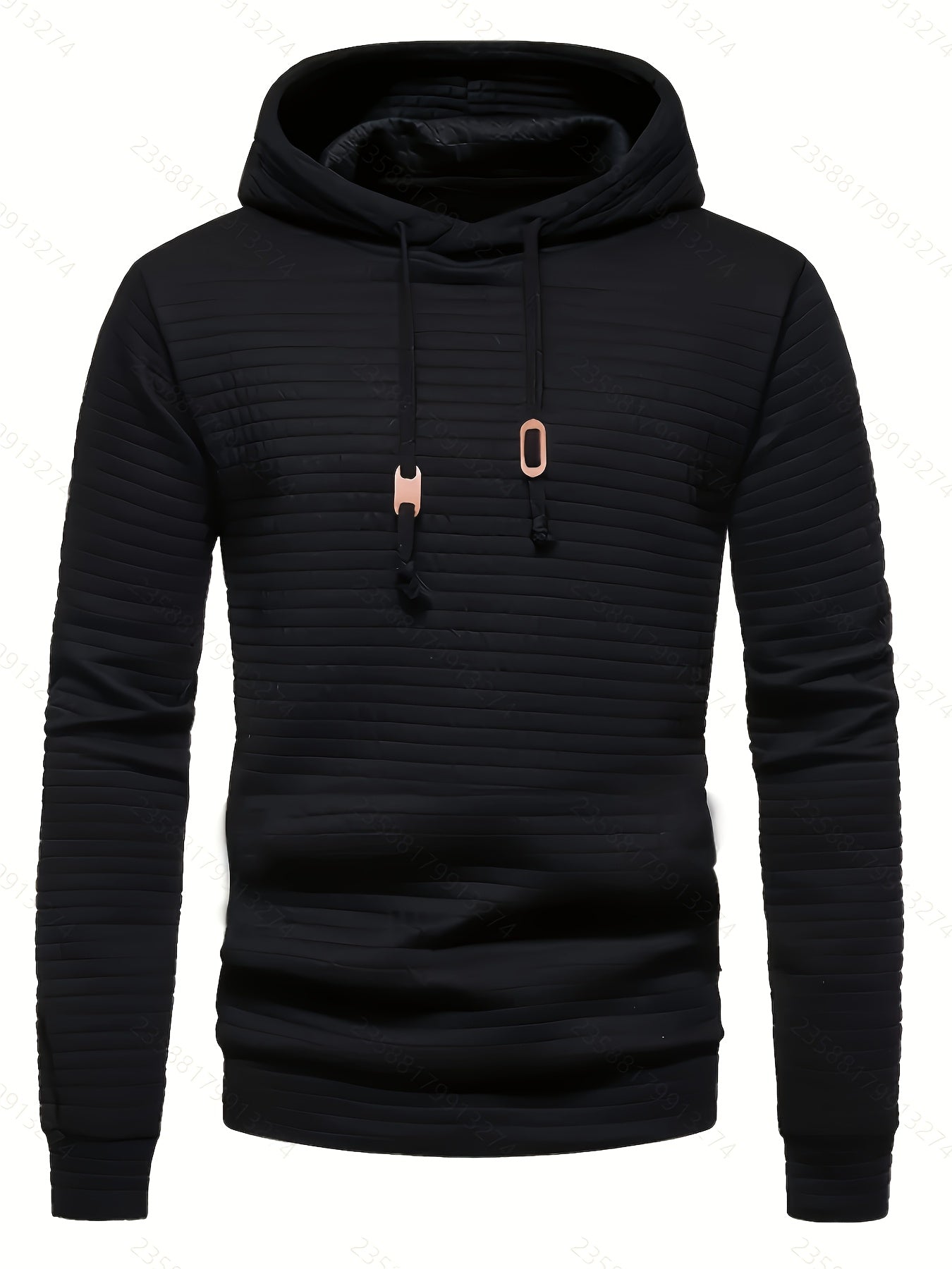 [Heavy-Duty Hooded Sweatshirts] 3pcs Heavy-Duty Men's Hooded Sweatshirts | Pullover Hoodies with Kangaroo Pocket, Dark Grey/Charcoal, Machine Washable Non-Stretch Fabric for Gym, Everyday & Formal Wear - Minimalist Men's Ward